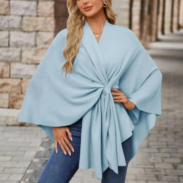 Yvette | Sophisticated Draped Poncho