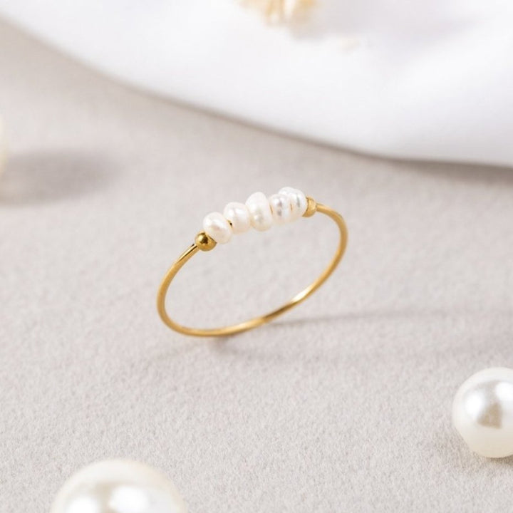 Ring med ferskvandsperle