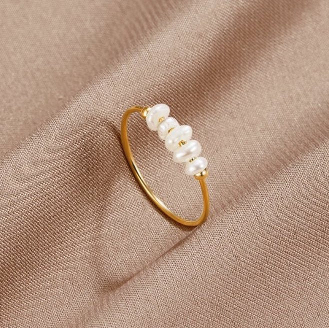 Ring med ferskvandsperle