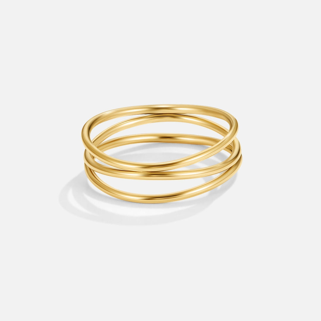Elegance-ring i Guld