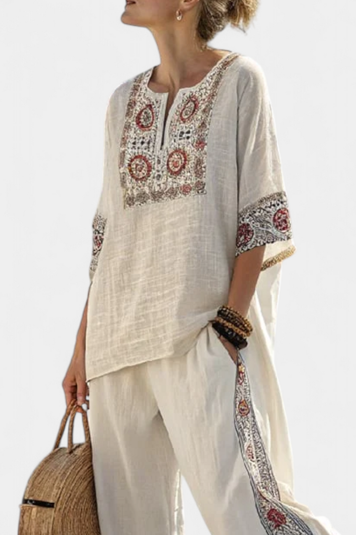Te - Vævet Sommeroutfit