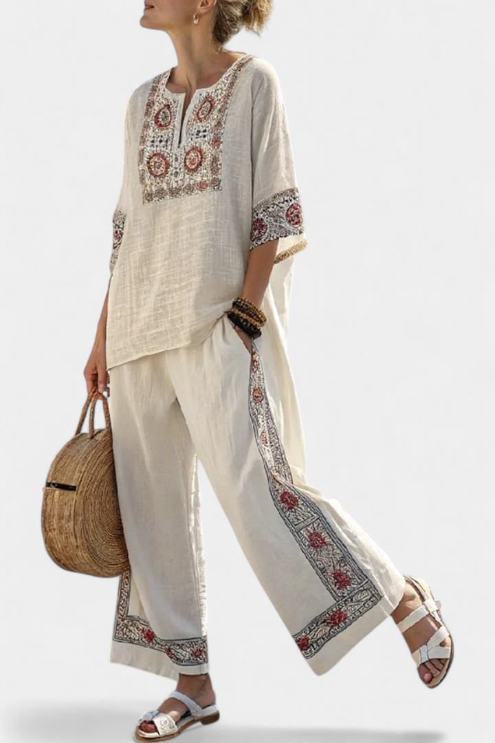 Te - Vævet Sommeroutfit