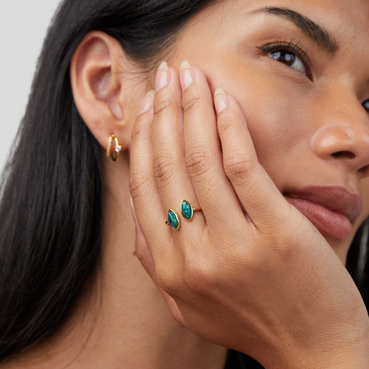 Elegant grøn ring