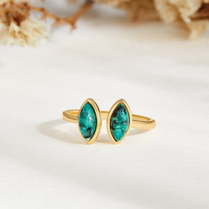 Elegant grøn ring