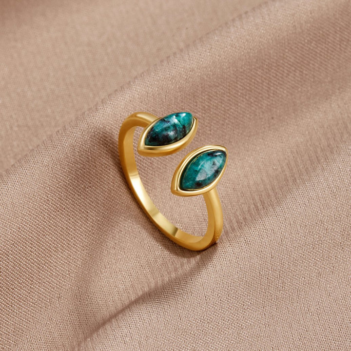 Elegant grøn ring