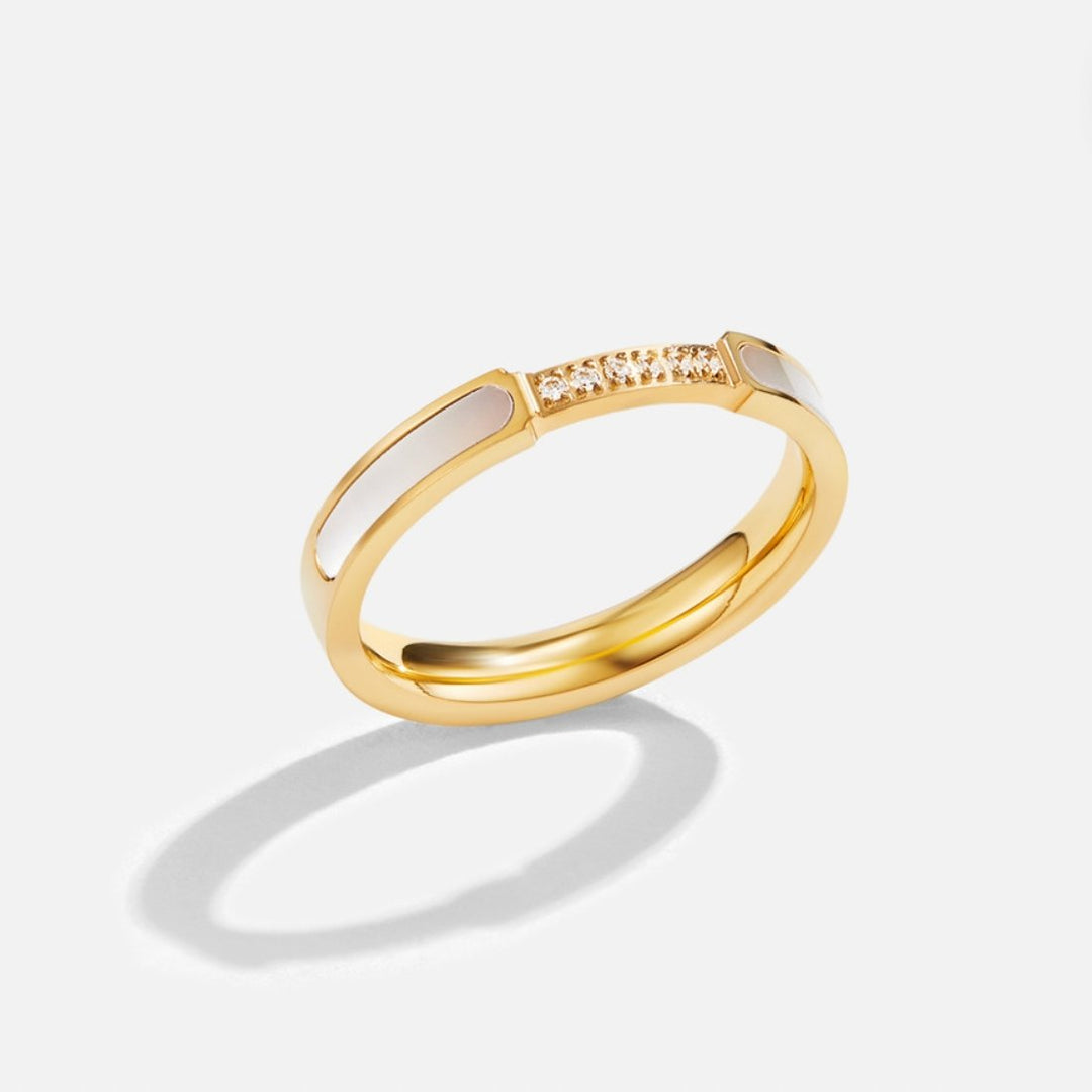 Perle-krystalring
